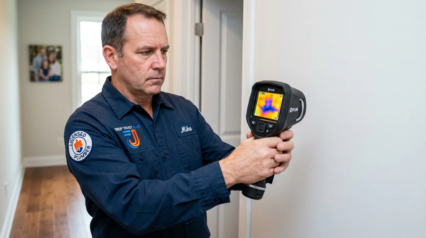 Thermal imaging leak detection by Johns Plumbing LLC in Largo